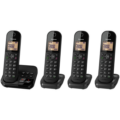 Panasonic Cordless Telephone with Answer Machine - Quad