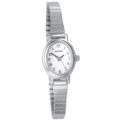 Sekonda Ladies Silver Colour Expander Bracelet Watch
