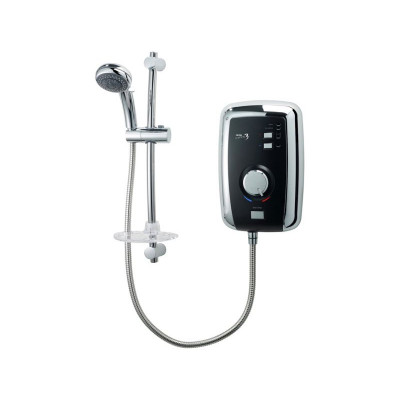 Triton Opal 3 9.5kW Electric Shower - Black / Chrome